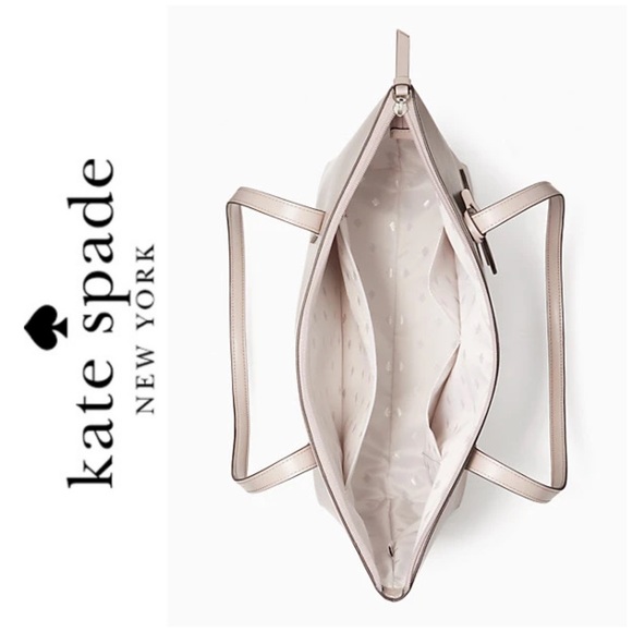 NWT Kate Spade genuine smooth leather tote - Picture 9 of 10